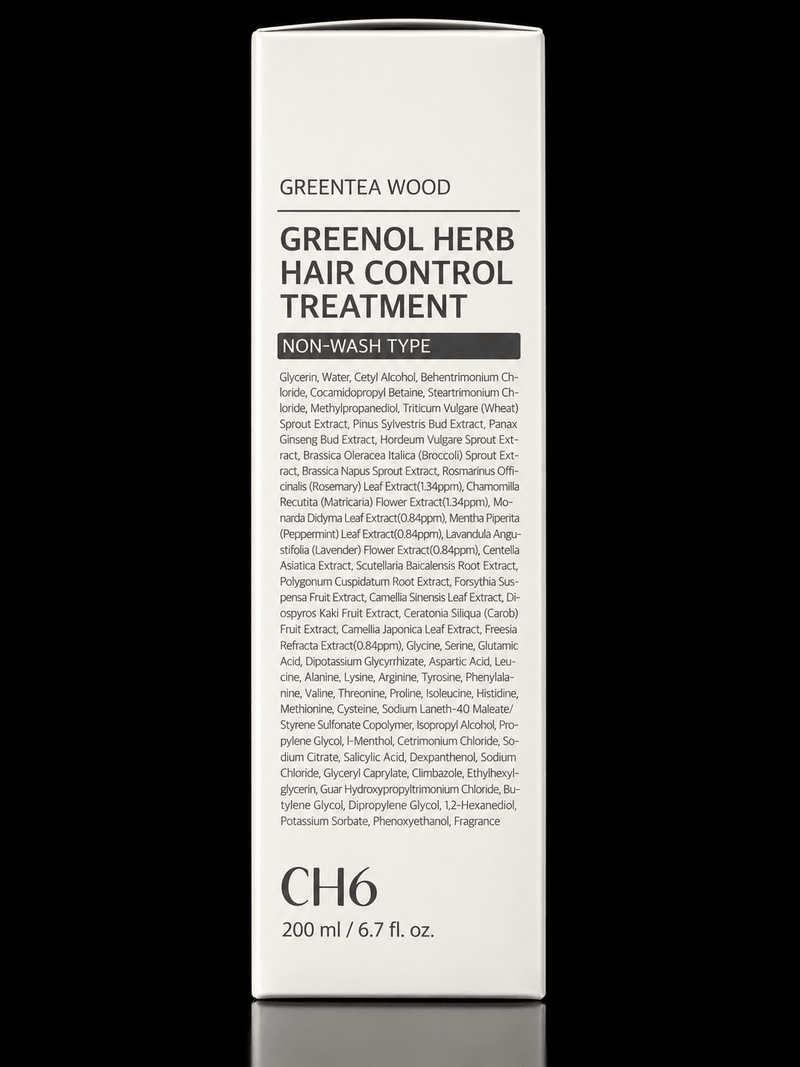 CH6 Greenol Herb Hair Control No-Wash Treatment: How a Leave-In Treatment Fits - blushcraft