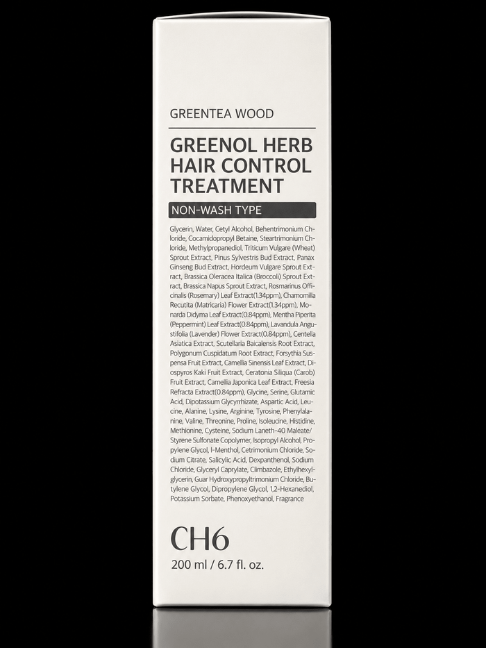 CH6 Greenol Herb Hair Control No-Wash Treatment: How a Leave-In Treatment Fits - blushcraft