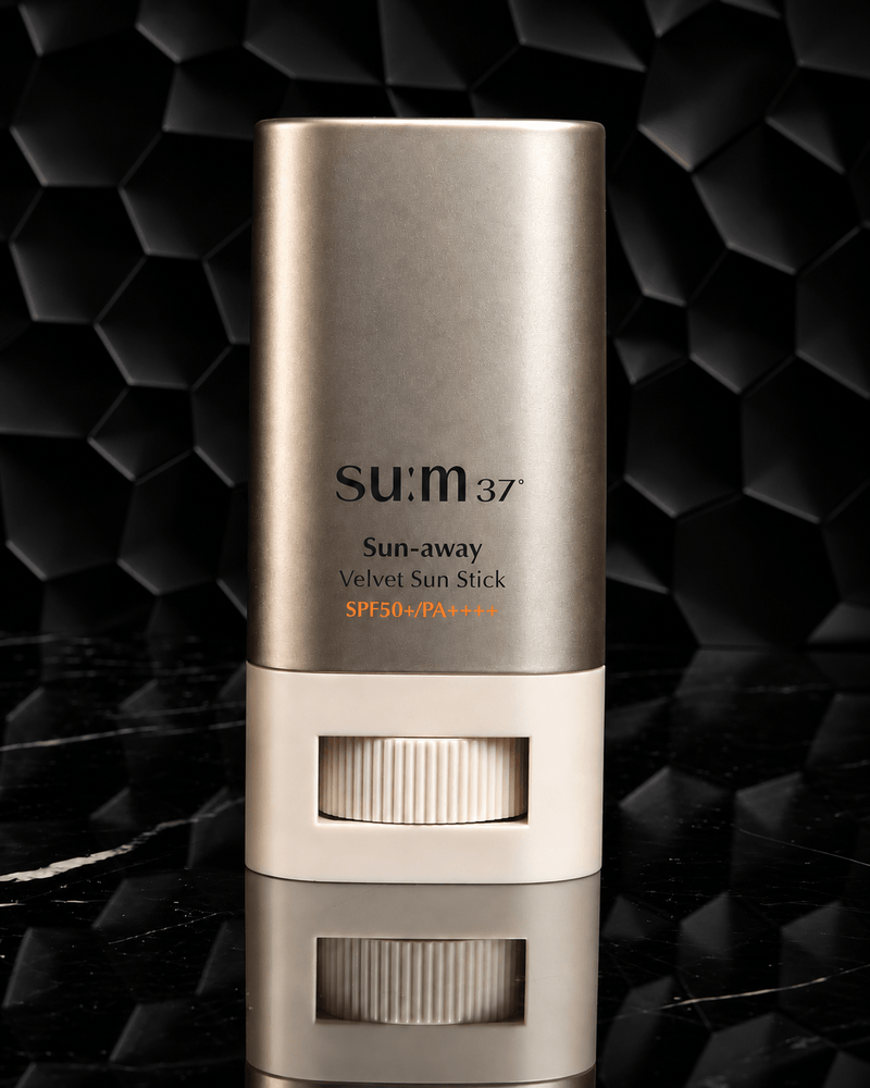 SU:M37 Sun-Away Velvet Sun Stick: Matte Sunscreen for Reapplication - blushcraft