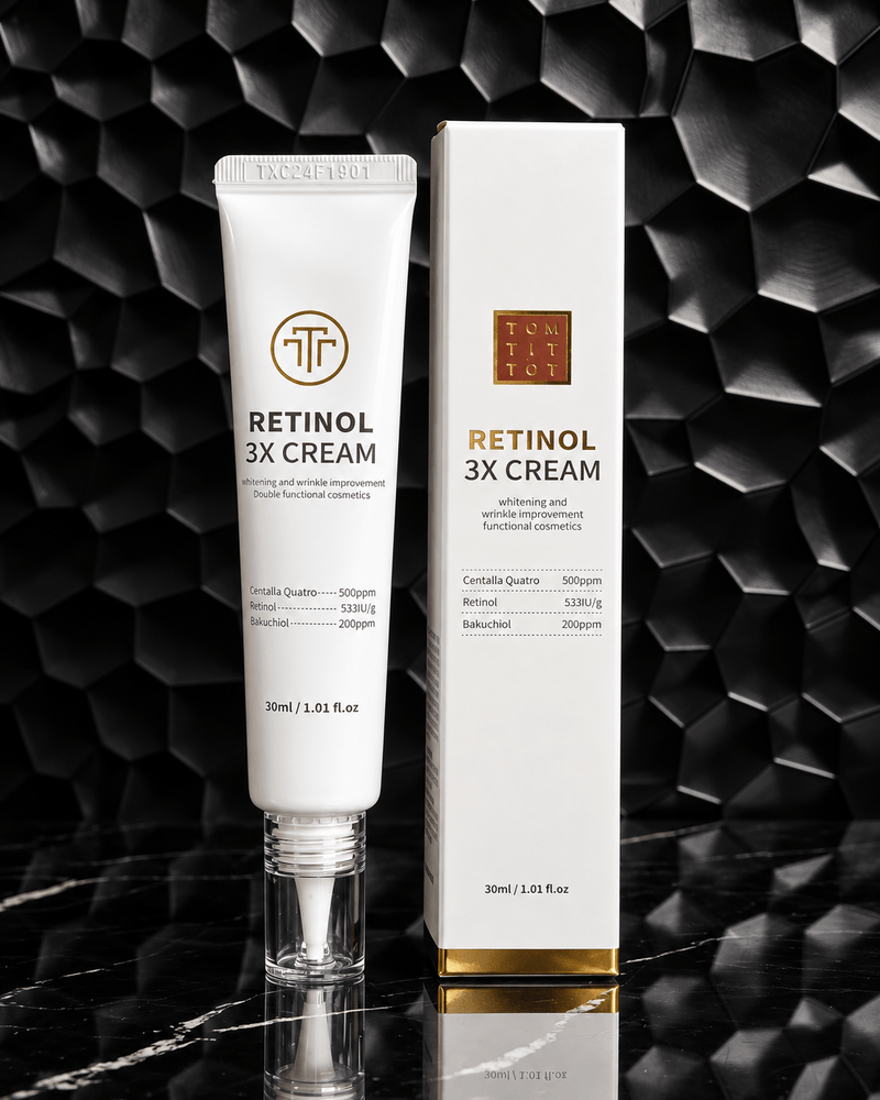 tom-tit-tot Retinol 3X Cream: Retinol, Bakuchiol and How to Start Slowly - blushcraft