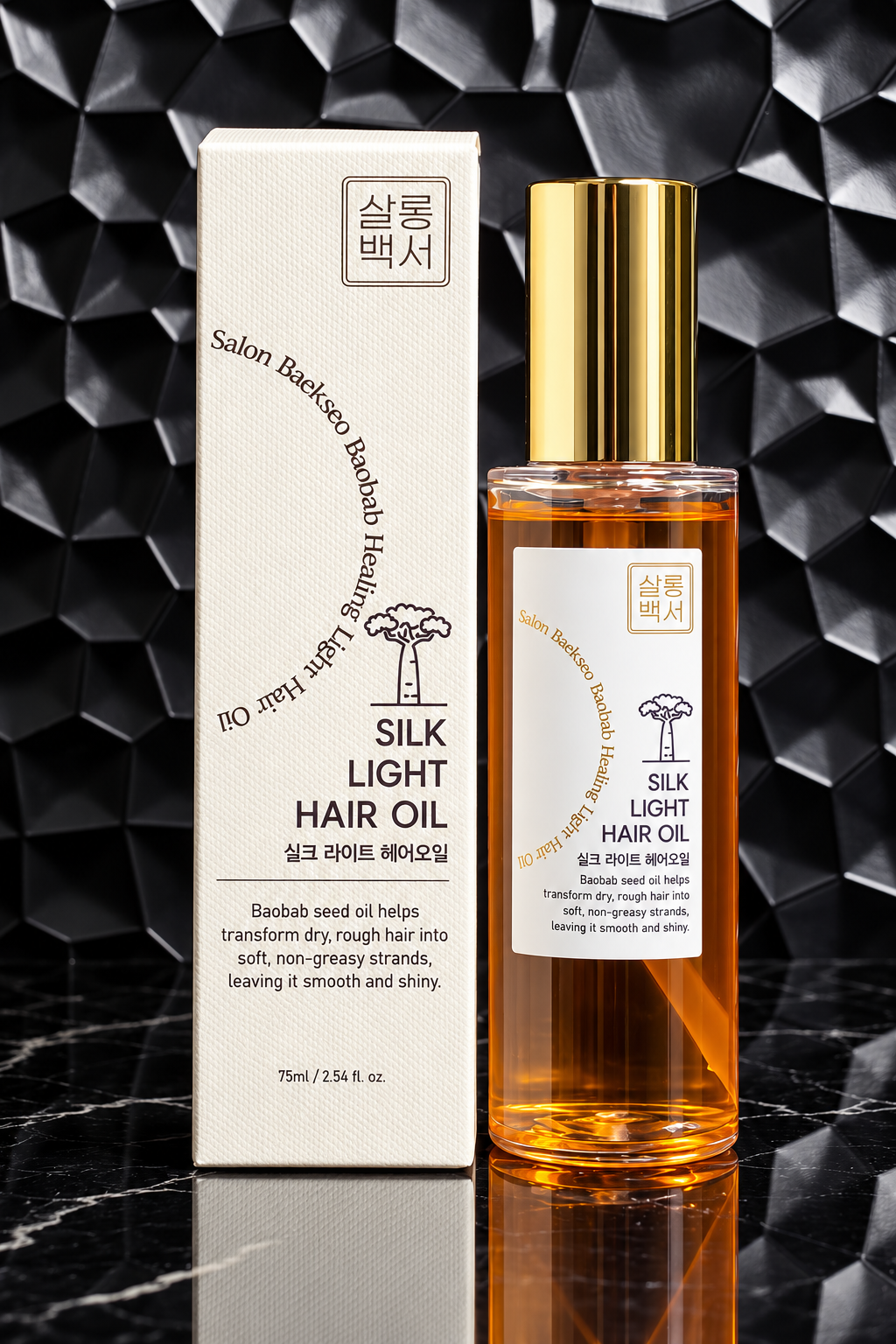 SALON BAEKSEO | Silk Light Hair OIL (Box 10/40)
